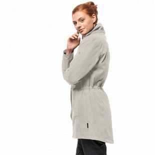 Пальто женское Jack Wolfskin Madison Avenue Coat dusty grey