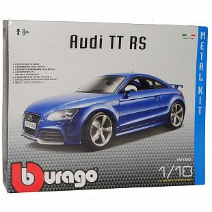 Сборная модель автомобиля Bburago 1:18 Audi TT RS (18-15052) blue