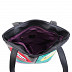 Женская сумка Ors Oro D-035 black/emerald