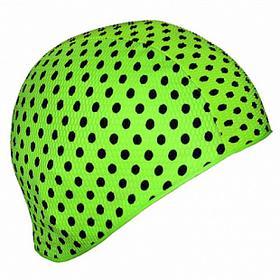Шапочка для бассейна (плавания) женская Mad Wave Print Bubble green