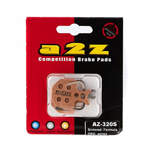 Тормозные колодки A2Z Formula ORO, Gold AZ-320S