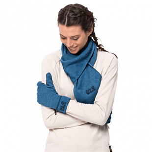 Шарф Jack Wolfskin Skyland Scarf indigo blue 1907941-1130