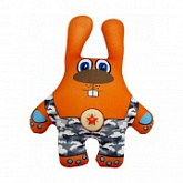 Мягкая игрушка Мнушки Заяц в камуфляже orange Аи10заяц09