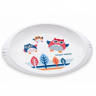 Тарелка Canpol babies Совы 4/406 White