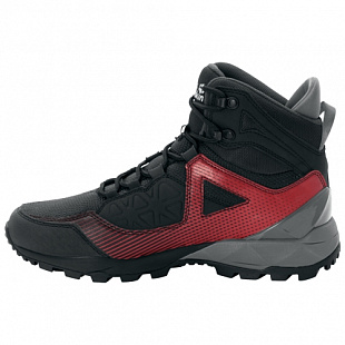 Водонепроницаемые кроссовки мужские Jack Wolfskin Cascade Hike Xt Texapore Mid M black / red