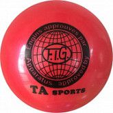 Мяч для художественной гимнастики 19 см Red RGB-101