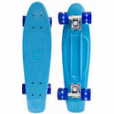 Penny board (пенни борд) Atemi APB-5.15 Blue (с LED-подсветкой)