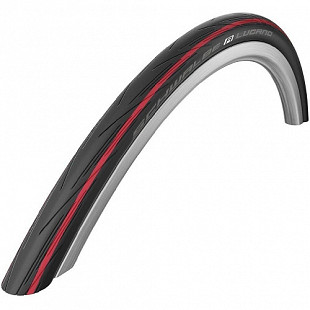Велопокрышка Schwalbe 700x25 (25-622) Lugano 2 HS471 black/red