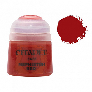 Краска для миниатюр Games Workshop Base: Mephiston Red 21-03