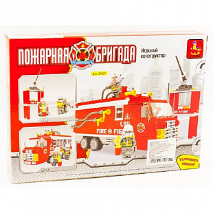 Конструктор Ausini Пожарная бригада 21601