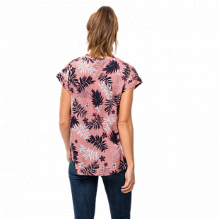 Рубашка женская Jack Wolfskin Victoria Leaf Shirt W rose quartz all over