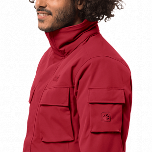 Куртка мужская Jack Wolfskin Glacier Canyon Parka red lacquer