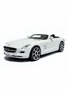 Машинка Bburago 1:43 Mercedes-Benz SLS AMG Roadster (18-30000/18-30241) white