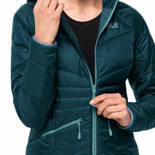 Куртка женская Jack Wolfskin Argon Hoody W dark jade