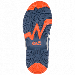 Полуботинки детские Jack Wolfskin Thunderbolt Texapore Low K blue / orange