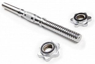 Гриф для гантелей Atlas Sport 25*350мм 1,35 кг (полнотелый) с железной ручкой