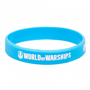 Браслет силиконовый Merchandiser World of Tanks World of Warships blue
