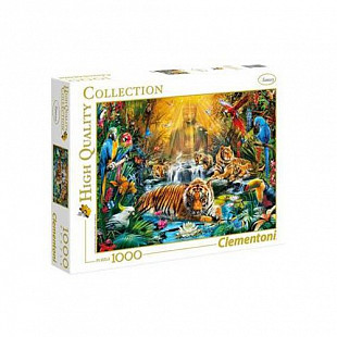 Пазл Clementoni 1000 элементов Сказочные тигры 39380