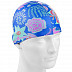 Шапочка для бассейна (плавания) детская Mad Wave Tropic blue