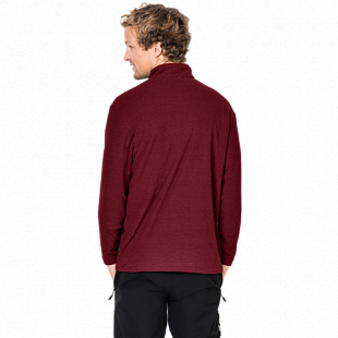 Пуловер мужский Jack Wolfskin Arco Men red maroon stripes