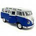 Машинка инерционная Maisto 1:40 Volkswagen Van Samba (21001) white/blue