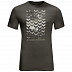 Футболка мужская Jack Wolfskin Chevron T M dark moss