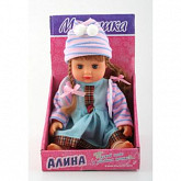 Кукла Play Smart Алина с косичками в шапочке 5085