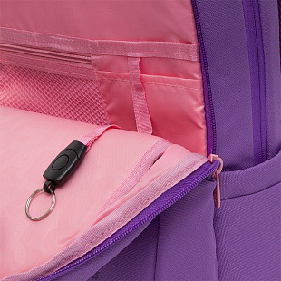 Рюкзак школьный GRIZZLY RG-166-1 /3 lilac