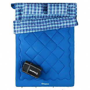 Спальный мешок KingCamp PREMIUM 250 DOUBLE -6С 3289 blue