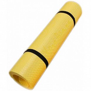 Гимнастический коврик для йоги, фитнеса Isolon Yoga Asana (1800х600х4мм) yellow