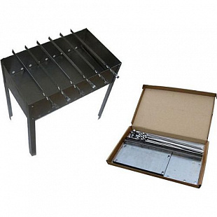 Мангал Бастион с шампурами Рубин-7 50x30x50 см 080500-2