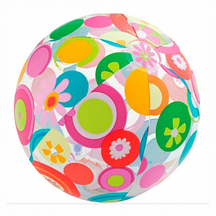 Надувной мяч Intex Lively Print Flower 59040NP