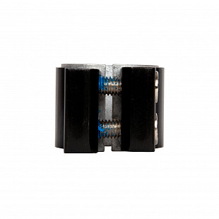 Зажим STG Х105155 31.8мм для рулей самокатов диаметром 28,6-31,8 мм, с болтами и проставкой, black