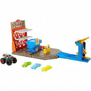 Игровой набор Hot Wheels Монстр Трак Приключения на станции HFB12