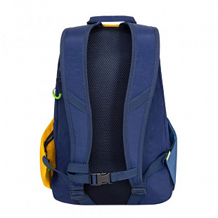Рюкзак GRIZZLY RQ-910-1 blue/yellow