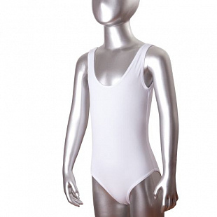 Купальник гимнастический Combosport на широких бретелях GO-017 white