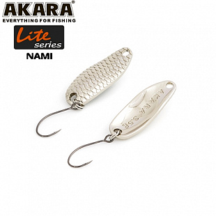 Блесна колеблющаяся Akara Lite Series Nami 23 Sil AN-23-2/5-SIL