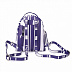 Городской рюкзак Ors Oro DW-838 /5 purple/white