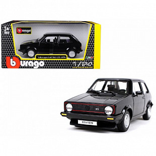 Коллекционная машина Bburago 1:24 Volkswagen Golf Mk1 GTI 1979 (18-21089) black