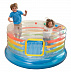 Надувной игровой центр-батут Intex Transparent Ring Bounce 182х86 см 48264NP