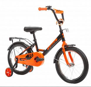 Велосипед Foxx Simple 16" black/orange