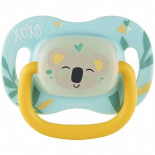 Пустышка Canpol babies Exotic Animals силиконовая симметричная 18+ мес. (34/922_koal)