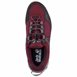 Водонепроницаемые кроссовки женские Jack Wolfskin Cascade Hike Xt Texapore Low W burgundy / pink