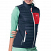 Ветрозащитная стеганая жилетка женская Jack Wolfskin Routeburn Vest W dark indigo