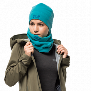 Шарф Jack Wolfskin Real Stuff Loop aquamarine 1905861-1105