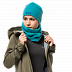 Шарф Jack Wolfskin Real Stuff Loop aquamarine 1905861-1105