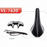 Седло Velo спорт VL-1630 облегченное black/white 6-141630