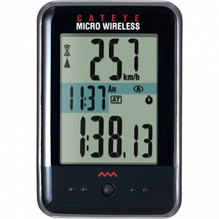 Велокомпьютер Cat Eye Micro Wireless (CC-MC200W) Black 3524051