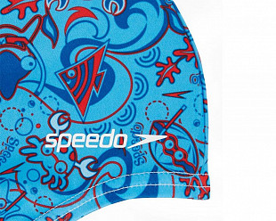 Шапочка для плавания Speedo Sea Squad Polyester Cap Junior A264 Blue