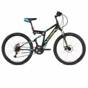 Велосипед Stinger Highlander D 26" (2018) Black